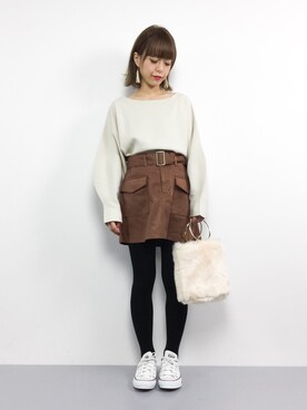 saya☺︎さん（レディース・149cm）の冬コーディネート