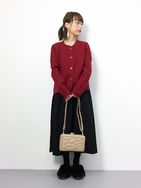 「agnes b.（アニエスベー）のアイテム（その他アウター）」を使った、saya☺︎さん（レディース・149cm）の冬コーディネート