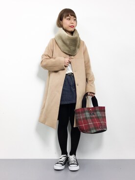 saya☺︎さん（レディース・149cm）の冬コーディネート