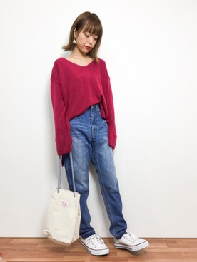 saya☺︎さん（レディース・149cm）の冬コーディネート