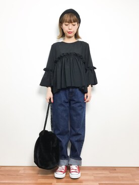 saya☺︎さん（レディース・149cm）の冬コーディネート