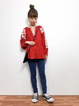 saya☺︎さん（レディース・149cm）の冬コーディネート