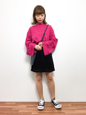 saya☺︎さん（レディース・149cm）の冬コーディネート