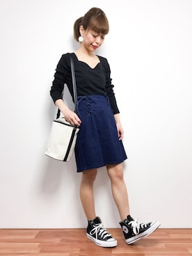 saya☺︎さん（レディース・149cm）の冬コーディネート