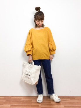 saya☺︎さん（レディース・149cm）の春コーディネート