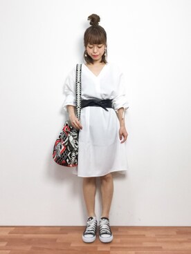 saya☺︎さん（レディース・149cm）の春コーディネート