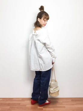 saya☺︎さん（レディース・149cm）の春コーディネート