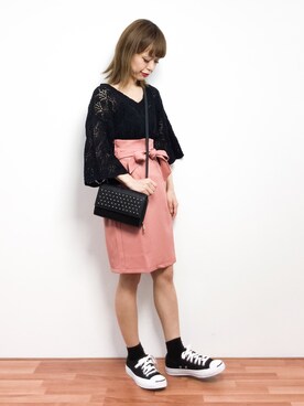 saya☺︎さん(レディース・149cm)の春コーディネート