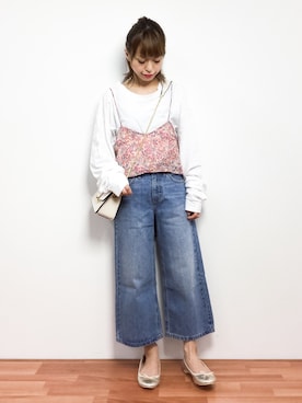 saya☺︎さん（レディース・149cm）の春コーディネート