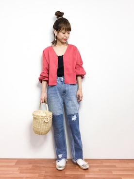 saya☺︎さん（レディース・149cm）の春コーディネート