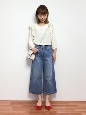 saya☺︎さん（レディース・149cm）の春コーディネート