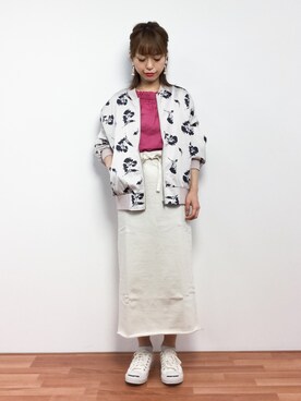 saya☺︎さん（レディース・149cm）の春コーディネート