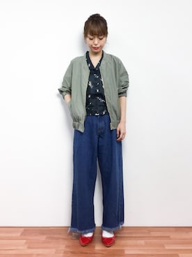 saya☺︎さん（レディース・149cm）の春コーディネート