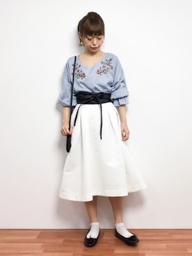 saya☺︎さん（レディース・149cm）の春コーディネート