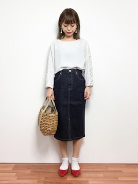 saya☺︎さん（レディース・149cm）の春コーディネート