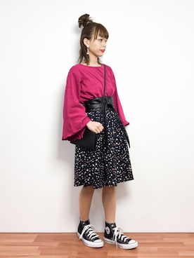 saya☺︎さん（レディース・149cm）の春コーディネート