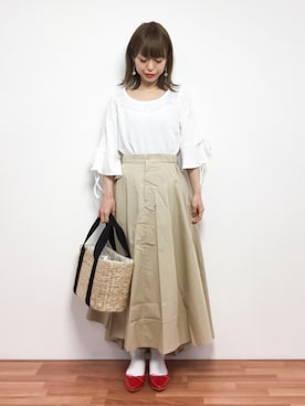 saya☺︎さん（レディース・149cm）の春コーディネート