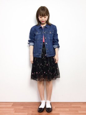 saya☺︎さん(レディース・149cm)の春コーディネート