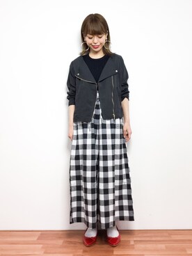 saya☺︎さん（レディース・149cm）の春コーディネート