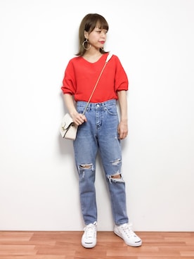 saya☺︎さん（レディース・149cm）の春コーディネート