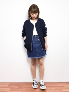 saya☺︎さん（レディース・149cm）の春コーディネート