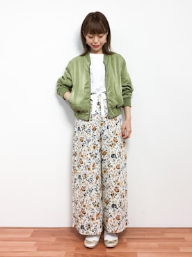 saya☺︎さん（レディース・149cm）の春コーディネート