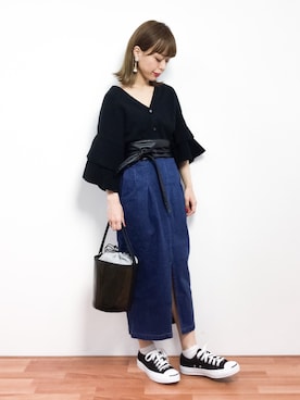 saya☺︎さん（レディース・149cm）の春コーディネート