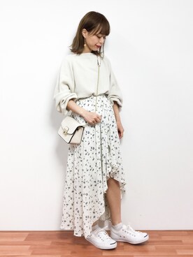 saya☺︎さん（レディース・149cm）の春コーディネート