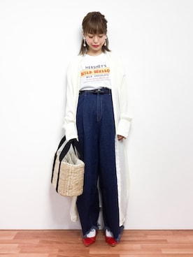 「Another Edition（アナザーエディション）のアイテム（ワンピース/ドレス）」を使った、saya☺︎さん（レディース・149cm）の春コーディネート