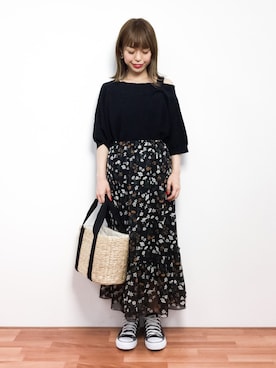 saya☺︎さん（レディース・149cm）の春コーディネート