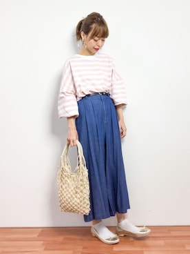 saya☺︎さん（レディース・149cm）の春コーディネート