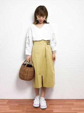 saya☺︎さん(レディース・149cm)の春コーディネート