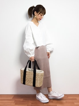 saya☺︎さん（レディース・149cm）の春コーディネート