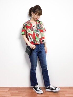 saya☺︎さん（レディース・149cm）の春コーディネート