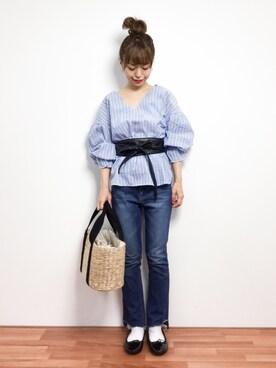 saya☺︎さん（レディース・149cm）の春コーディネート