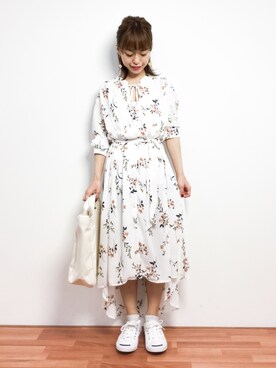 saya☺︎さん（レディース・149cm）の春コーディネート