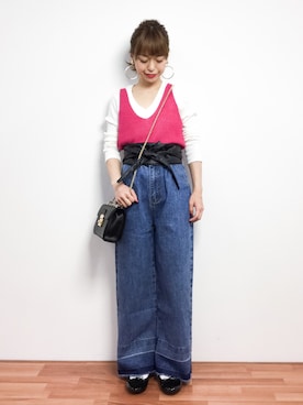 saya☺︎さん(レディース・149cm)の春コーディネート