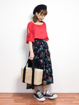 saya☺︎さん（レディース・149cm）の春コーディネート