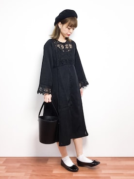 「CHAPTER L, LONDON（チャプターエルロンドン）のアイテム」を使った、saya☺︎さん（レディース・149cm）の春コーディネート
