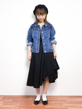 saya☺︎さん（レディース・149cm）の春コーディネート