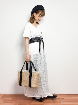 saya☺︎さん（レディース・149cm）の春コーディネート