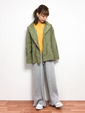 「春コート」｜saya☺︎さん（レディース・149cm）の春コーディネート