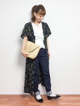 「SpRay（スプレイ）のアイテム（ワンピース/ドレス）」を使った、saya☺︎さん（レディース・149cm）の春コーディネート