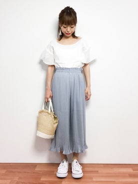 saya☺︎さん（レディース・149cm）の春コーディネート