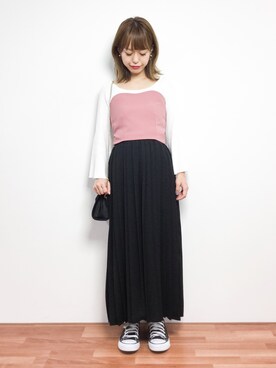 saya☺︎さん（レディース・149cm）の春コーディネート