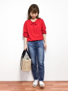 saya☺︎さん（レディース・149cm）の春コーディネート