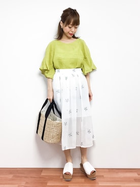 saya☺︎さん（レディース・149cm）の春コーディネート