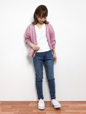 saya☺︎さん（レディース・149cm）の春コーディネート