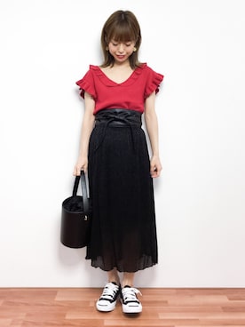 saya☺︎さん（レディース・149cm）の春コーディネート