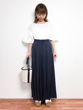 「CLEARIMPRESSION （クリアインプレッション）のアイテム」を使った、saya☺︎さん（レディース・149cm）の春コーディネート